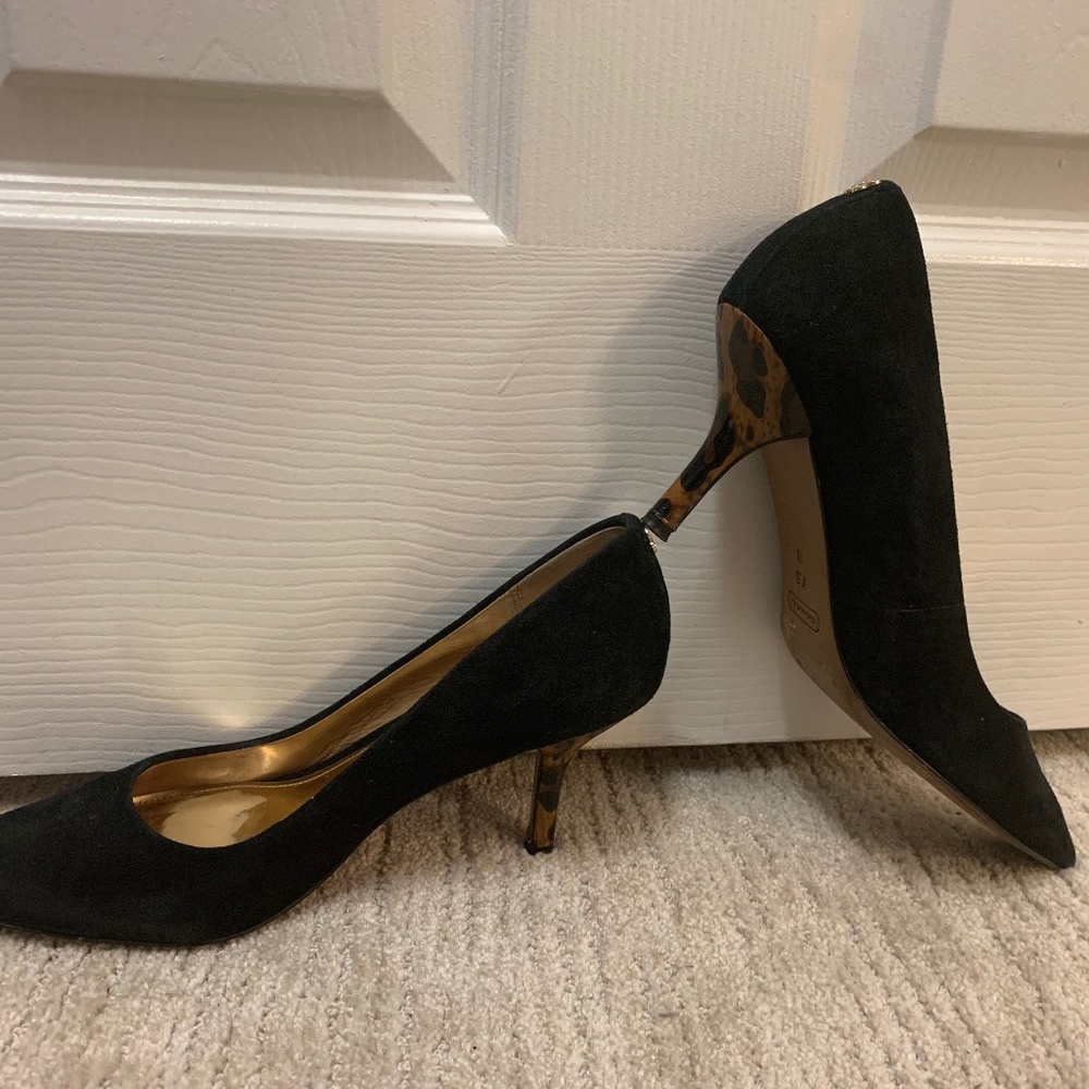 Black Suede Heel